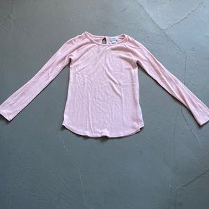 Girls pink sweater